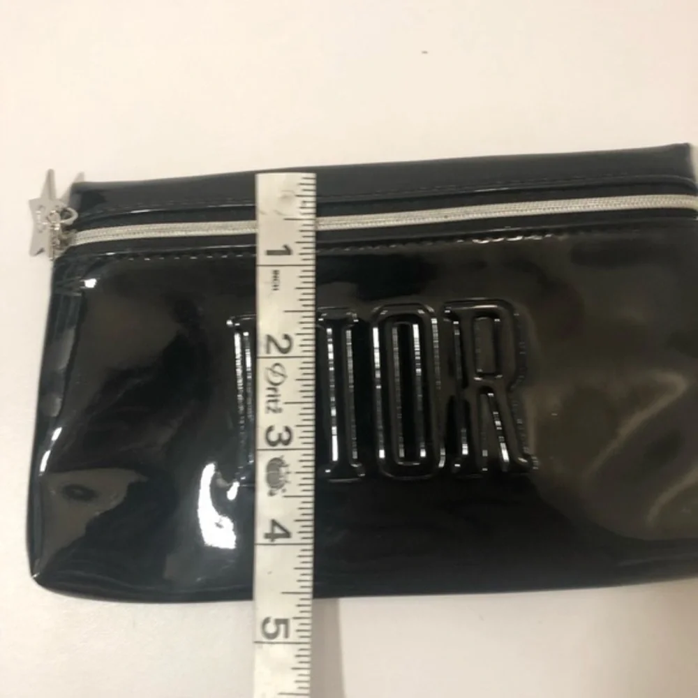Dior beauty black cosmetic bag